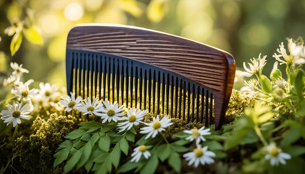 long-lasting wood comb