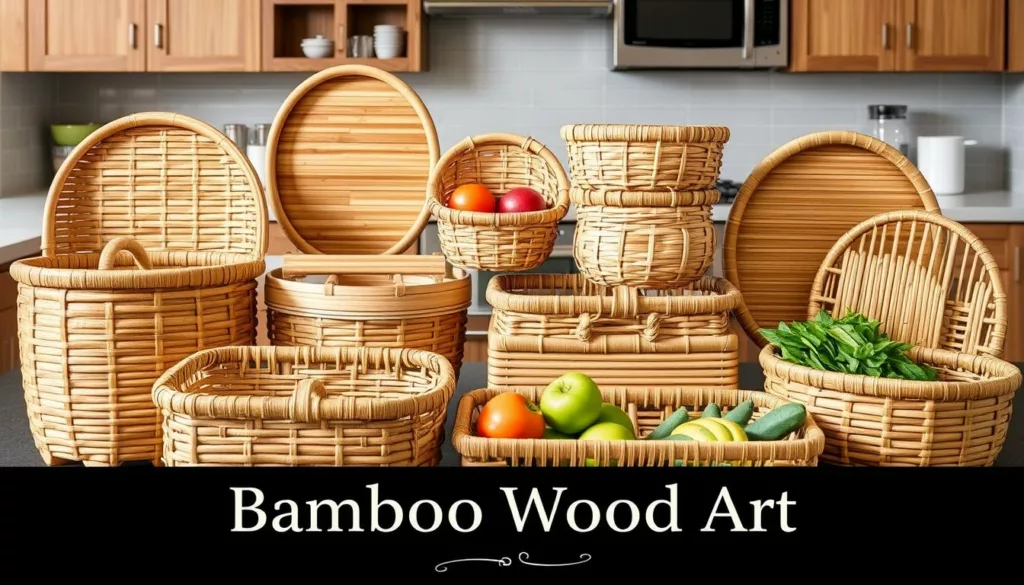 best bamboo baskets for kitchen organization