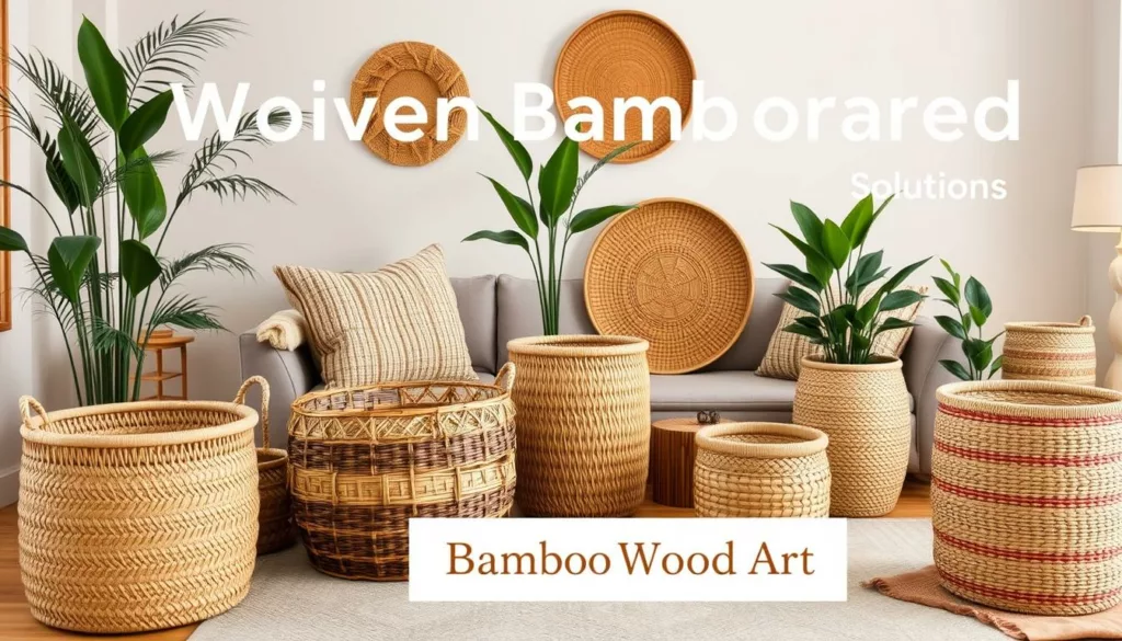 woven bamboo storage solutions